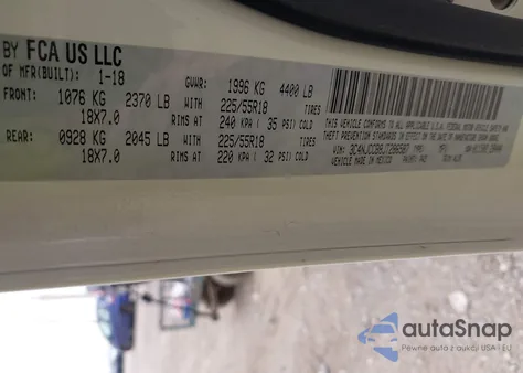 2018 Jeep Compass Limited Fwd из США, поврежденный, VIN 3C4NJCCB8JT286587